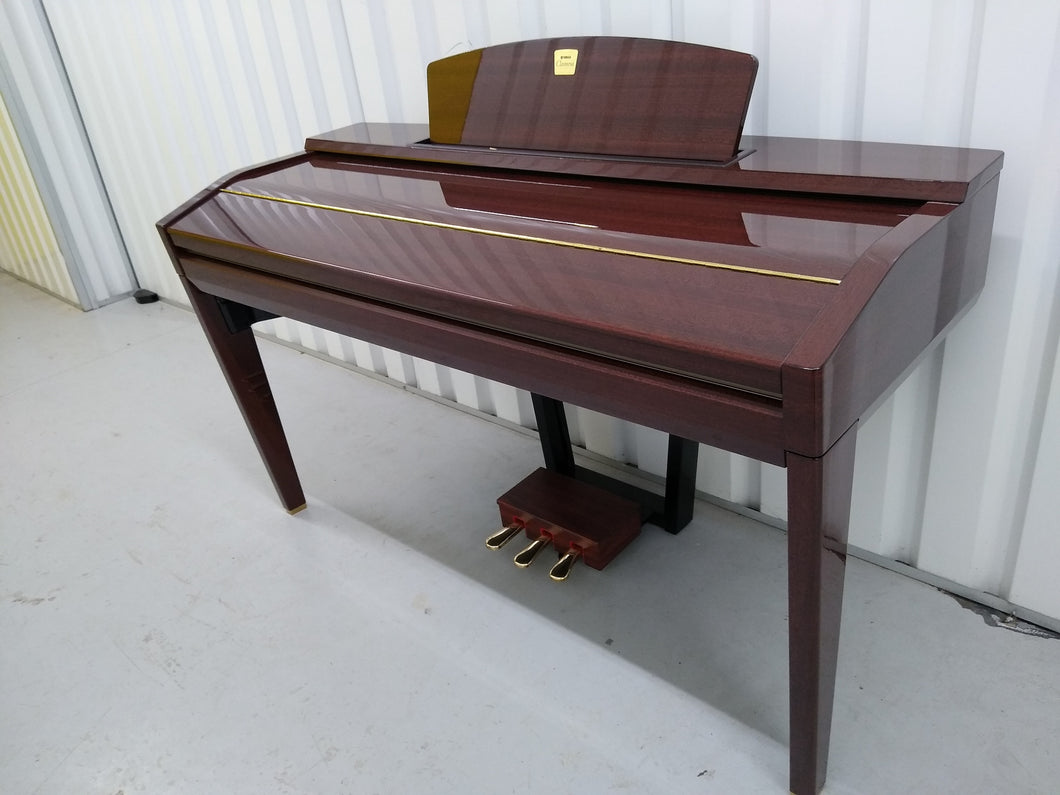 Yamaha Clavinova CVP-505PM digital piano arranger polished mahogany stock number 22237