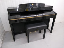 Load image into Gallery viewer, YAMAHA CLAVINOVA CLP-380PM DIGITAL PIANO + STOOL GLOSSY BLACK stock nr 22248
