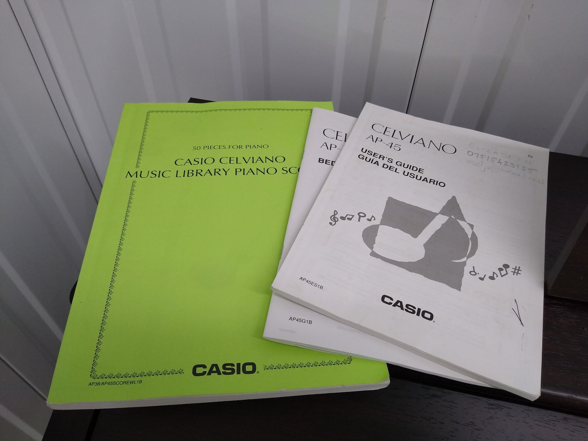 Casio Celviano AP-45 Digital Piano top of the range, hammer