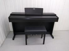 Load image into Gallery viewer, Yamaha Arius YDP-143 Digital Piano satin black weighted keys stock number 22260
