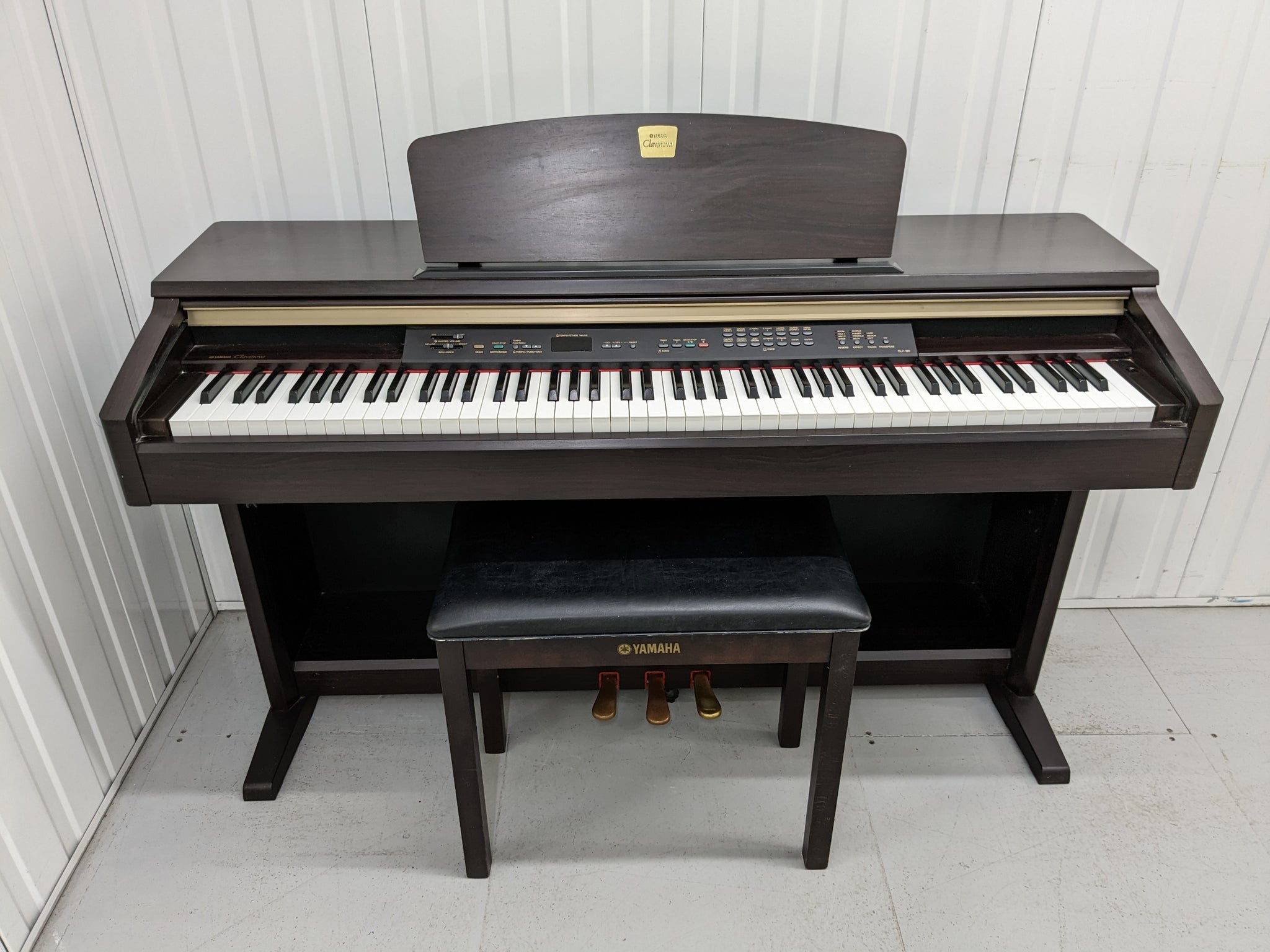 Yamaha Clavinova CLP-120 Digital Piano and stool in rosewood stock