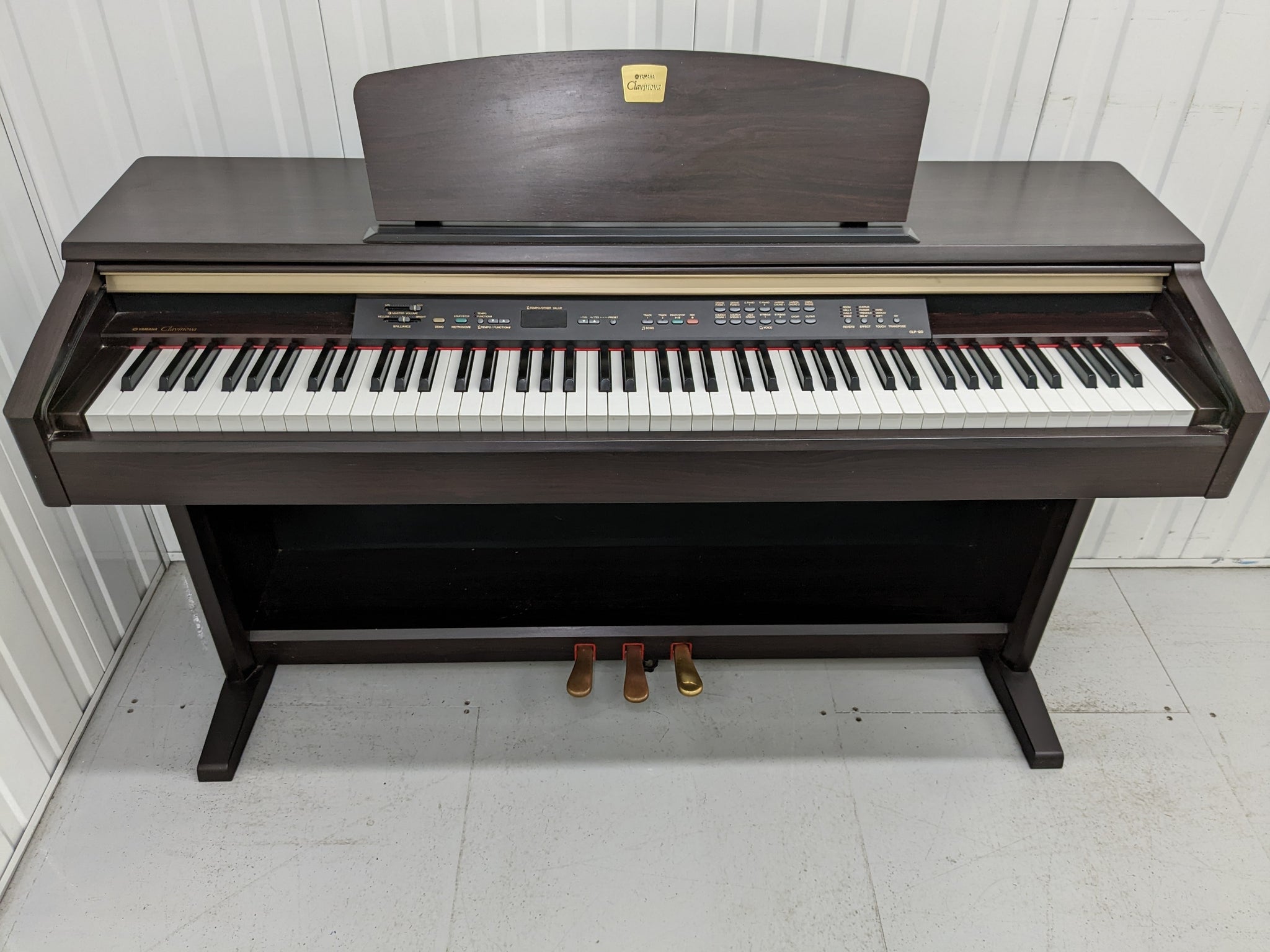 Yamaha Clavinova CLP-120 Digital Piano and stool in rosewood stock