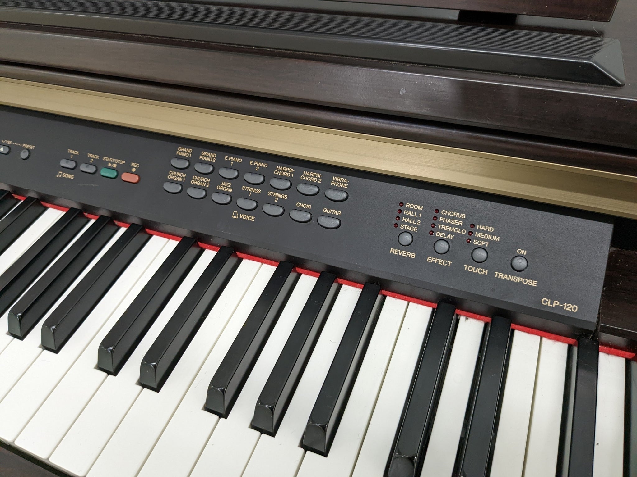 Yamaha Clavinova CLP-120 Digital Piano and stool in rosewood stock