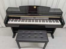 Load image into Gallery viewer, Yamaha Clavinova CLP-240PE Digital Piano polished GLOSSY BLACK stock # 22313

