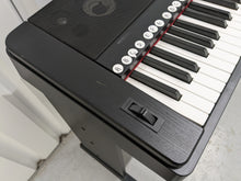 Load image into Gallery viewer, Yamaha DGX-660 black portable grand piano keyboard and stand stock #22323
