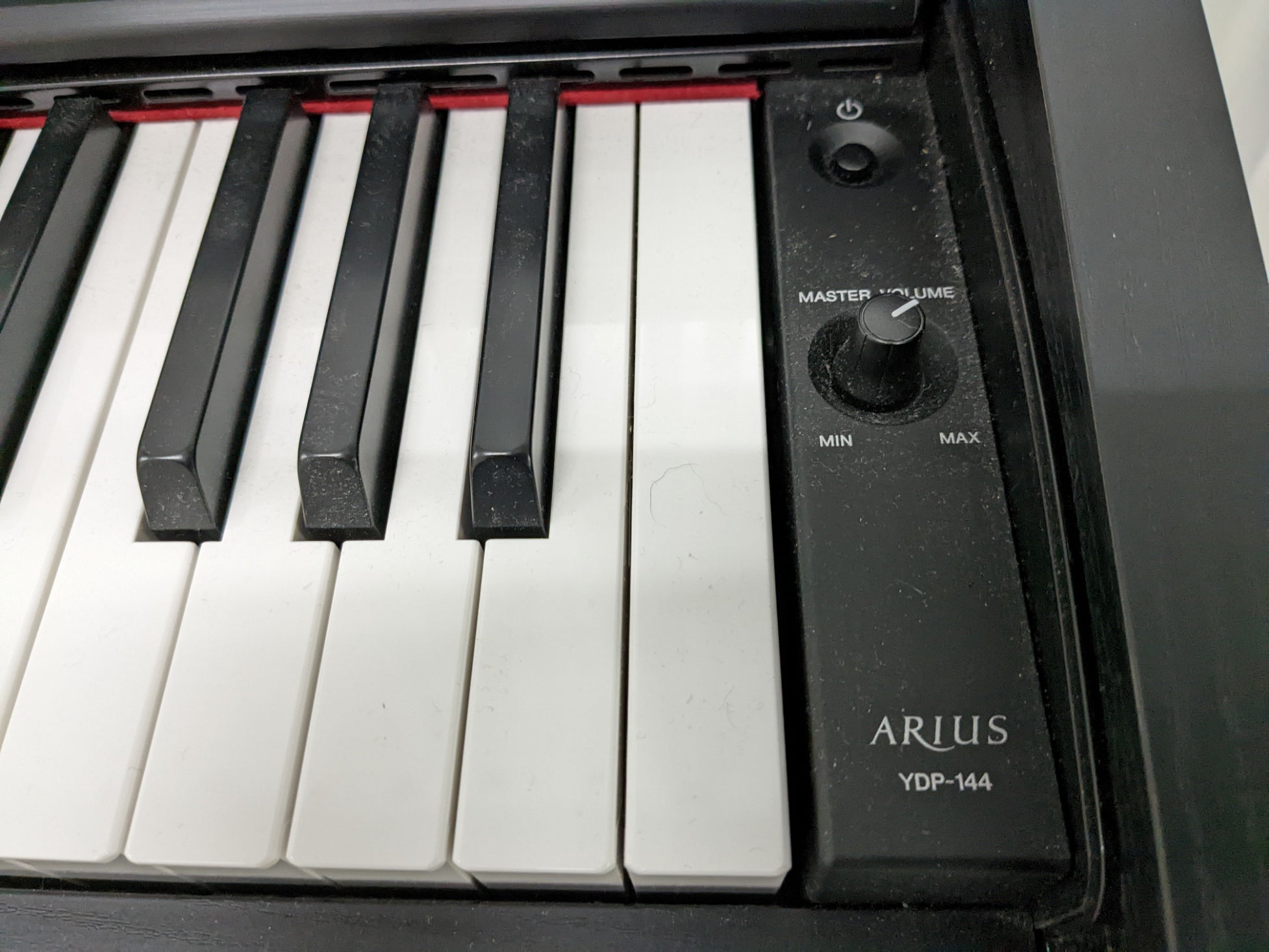 Yamaha Arius YDP-144 digital piano in satin black, weighted keys, stoc ...