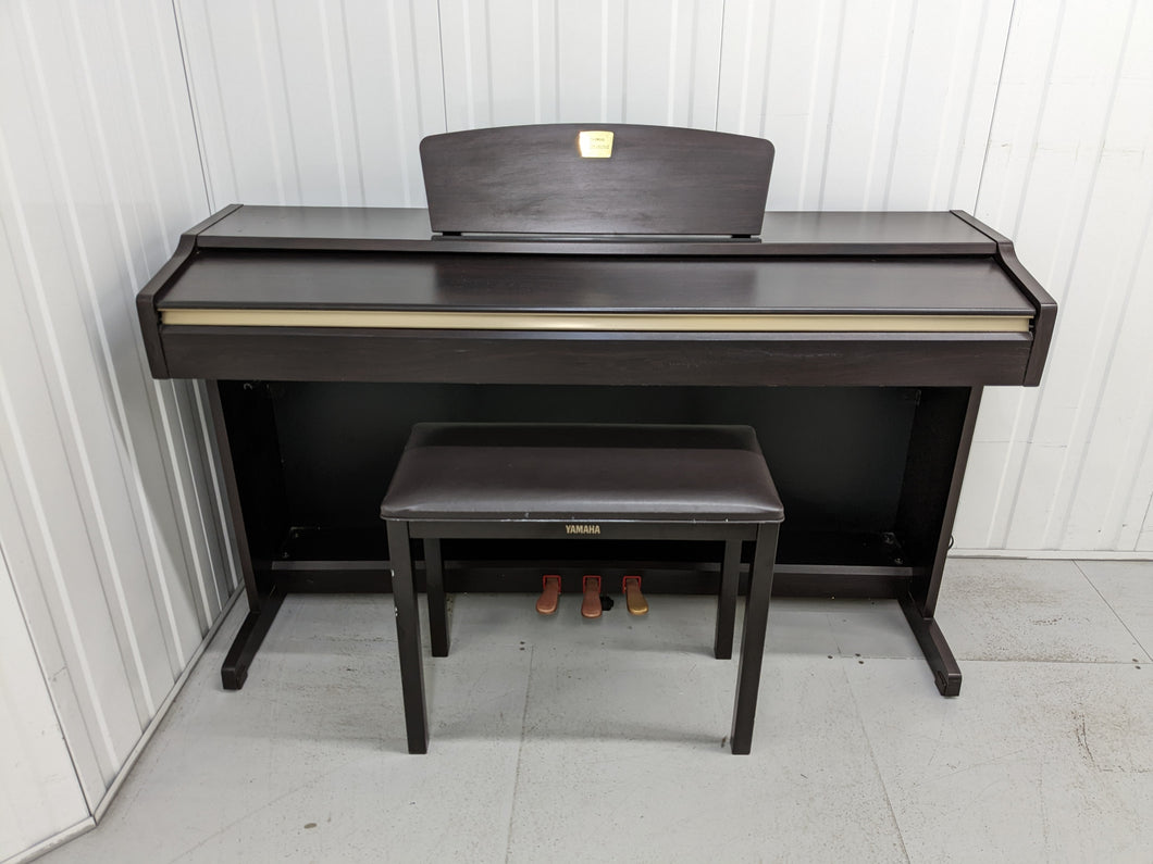 Yamaha Clavinova CLP-115 Digital Piano and stool in rosewood stock number 22345