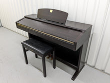 Load image into Gallery viewer, Yamaha Clavinova CLP-120 Digital Piano and stool in rosewood stock # 22360
