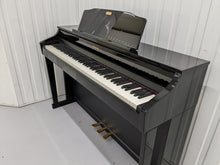Load image into Gallery viewer, Roland HP-506 Digital Piano glossy black wooden action keys wi-fi Stock nr 22364
