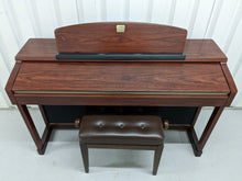 Load image into Gallery viewer, Yamaha Clavinova CLP-170 Digital Piano with stool in mahogany stock nr 22373
