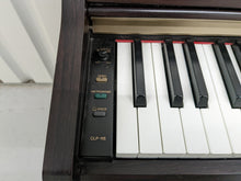 Load image into Gallery viewer, Yamaha Clavinova CLP-115 Digital Piano and stool in rosewood stock number 22388
