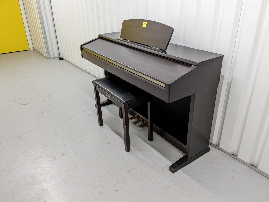 Yamaha Clavinova CLP-120 Digital Piano and stool in rosewood stock # 22374