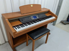 Load image into Gallery viewer, Yamaha Clavinova CVP-204 in cherry wood with matching stool. stock nr 22395
