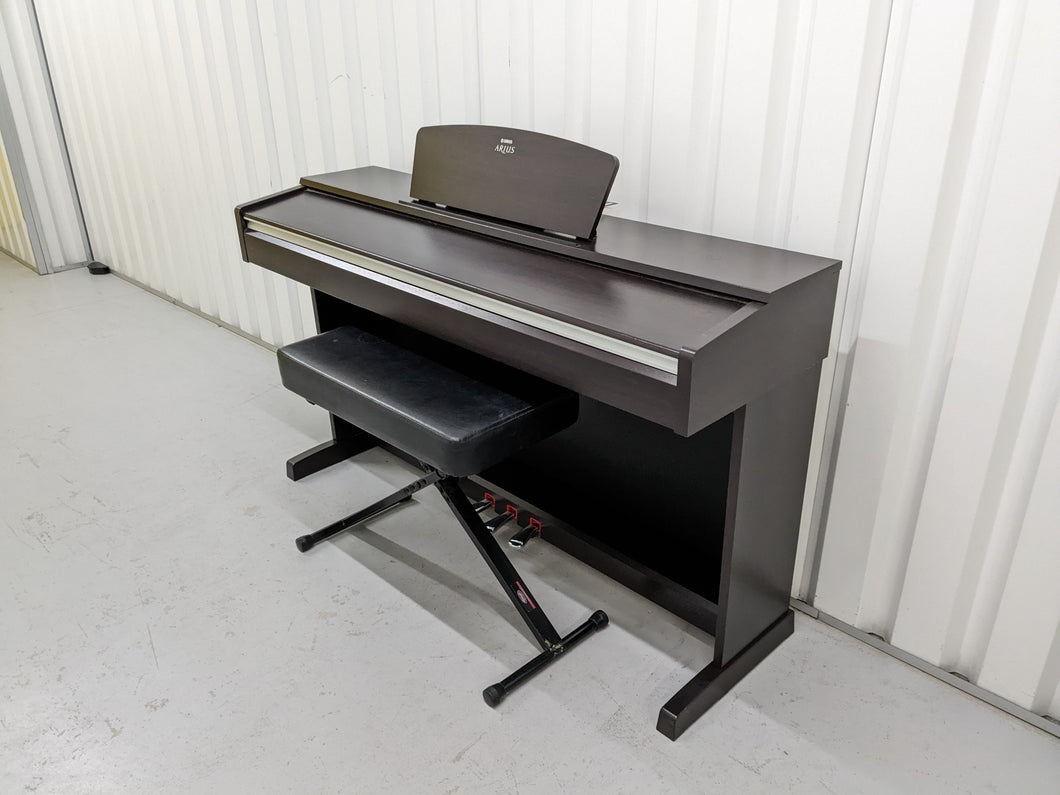 Yamaha Arius YDP-135 digital piano and stool in dark rosewood stock # 22408