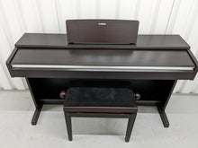 Load image into Gallery viewer, Yamaha Arius YDP-142 Digital Piano and stool rosewood finish. Stock number 22420
