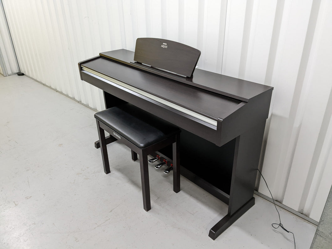Yamaha Arius YDP-141 digital piano and stool in rosewood stock # 22413