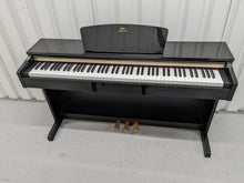 Load image into Gallery viewer, Yamaha Arius YDP-C71PE Digital Piano in polished ebony glossy black stock #22422
