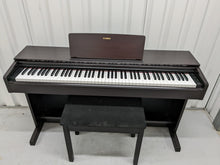 Load image into Gallery viewer, Yamaha Arius YDP-143 Digital Piano and stool in rosewood stock number 22443
