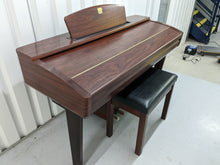 Load image into Gallery viewer, YAMAHA CLAVINOVA CVP-307 DIGITAL PIANO + STOOL IN MAHOGANY stock 22428
