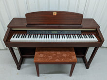 Load image into Gallery viewer, Yamaha Clavinova CLP-150 Digital Piano with stool in mahogany stock nr 22446
