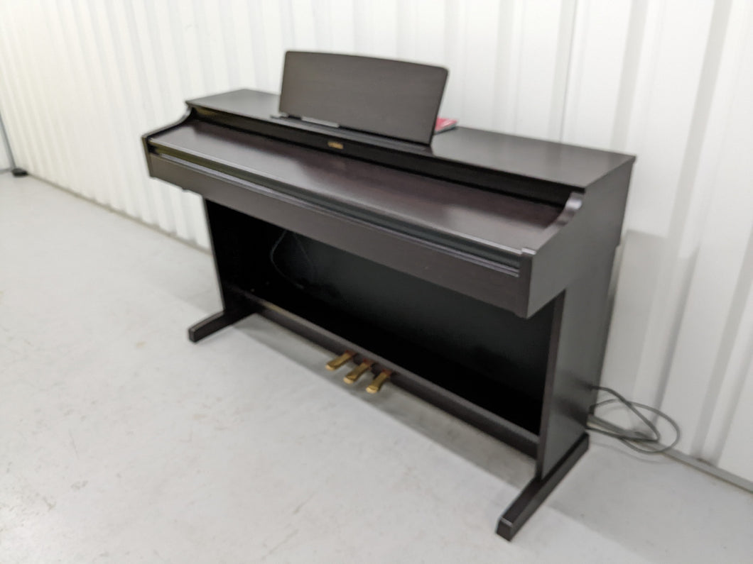 Yamaha Arius YDP-163 Digital Piano in rosewood clavinova keyboard stock # 22454