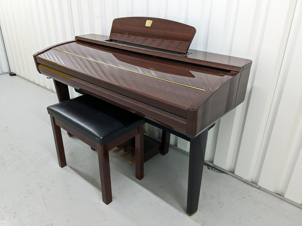 Yamaha Clavinova CVP-409 digital piano + stool polished mahogany stock nr 22461