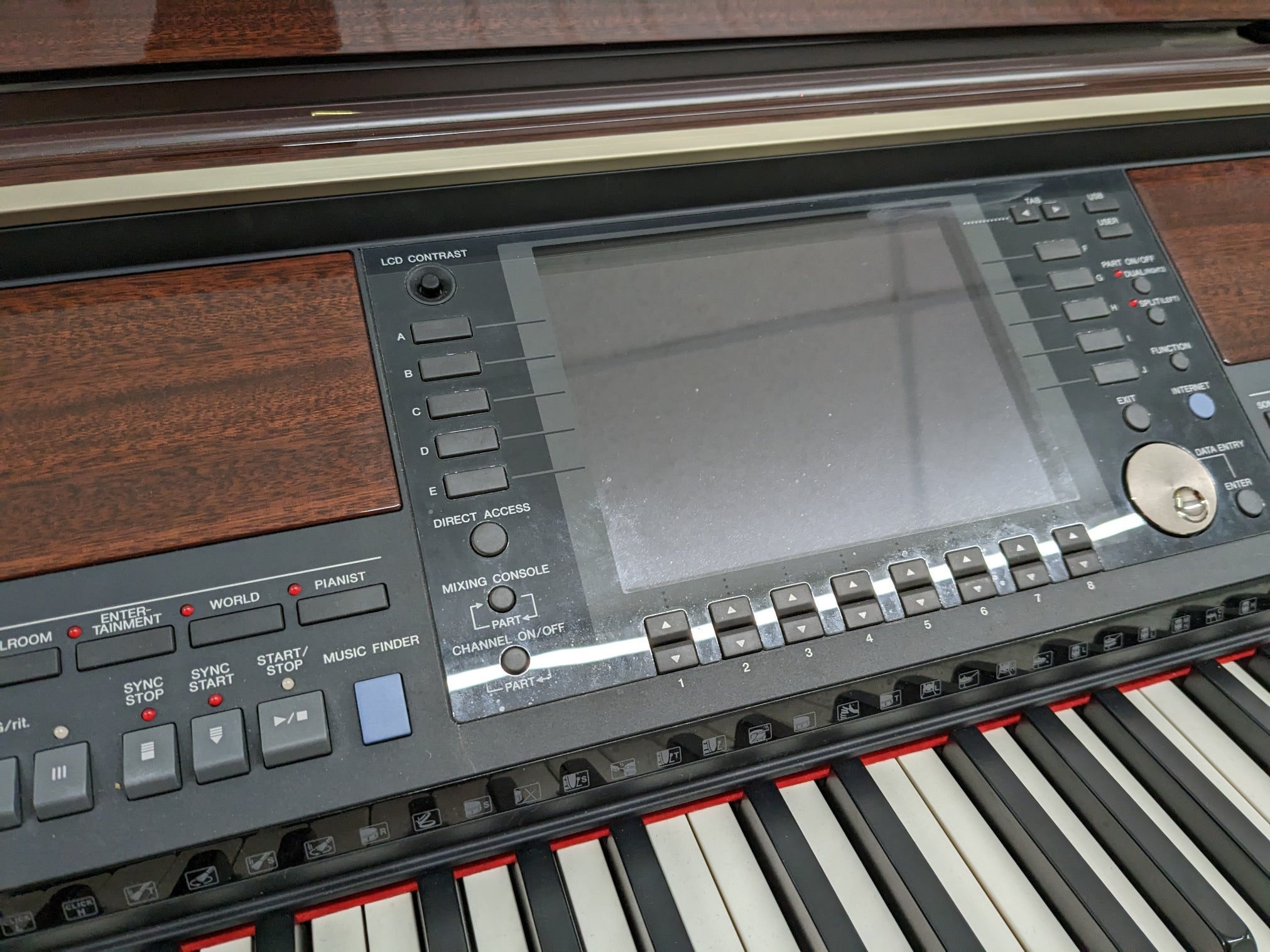 Yamaha Clavinova CVP-409 digital piano + stool polished mahogany 