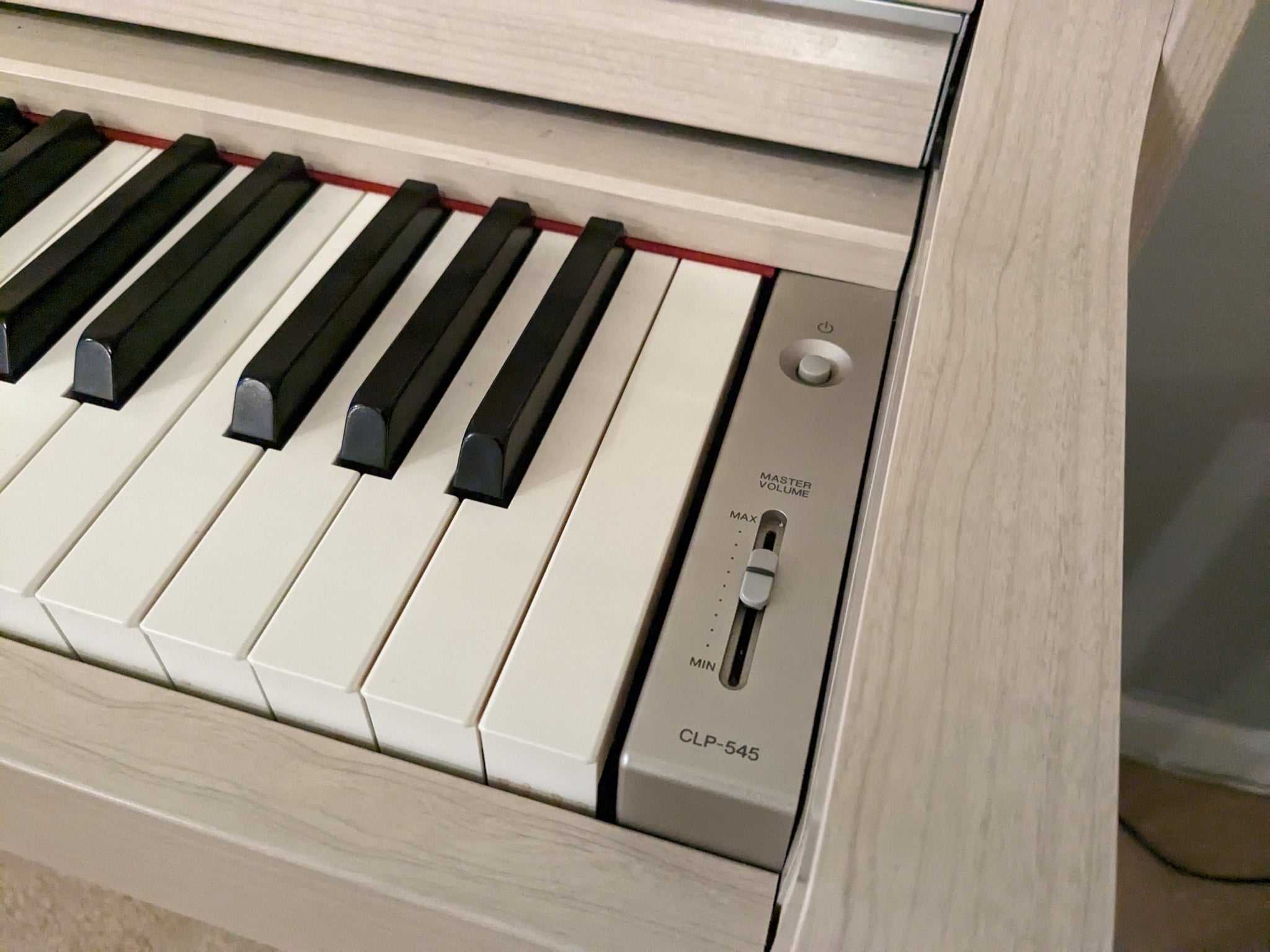 Yamaha Clavinova CLP-545WA in white ash with matching colour stool sto –  Sulinda Music