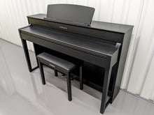 Load image into Gallery viewer, Yamaha Clavinova CLP-545 in satin black with stool. stock nr 22481
