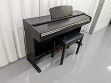 Load image into Gallery viewer, Yamaha Arius YDP-161 Digital Piano in rosewood clavinova keyboard stock # 22484
