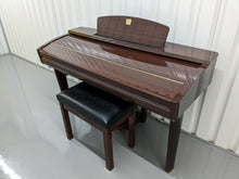 Load image into Gallery viewer, YAMAHA CLAVINOVA CVP-309PM DIGITAL PIANO + STOOL IN GLOSSY MAHOGANY stock 23008

