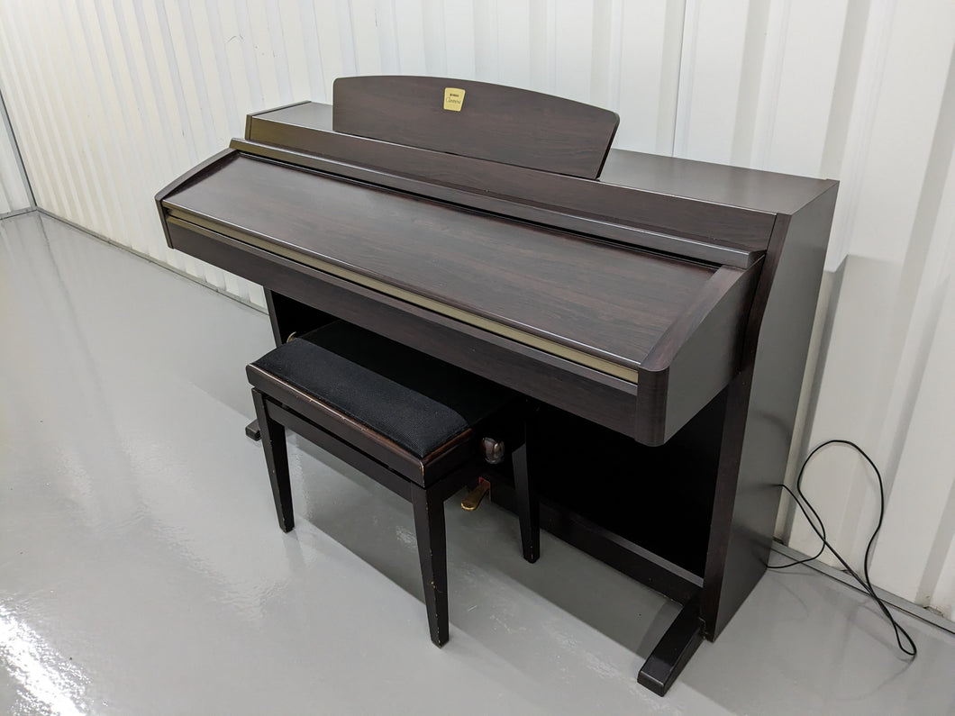 Yamaha Clavinova CLP-230 Digital Piano and stool rosewood finish stock nr 23020