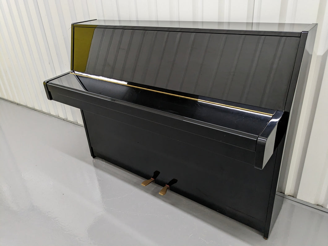 Yamaha E108 Upright Acoustic piano (1997) + stool in polished ebony stock #23023