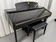 Load image into Gallery viewer, YAMAHA CLAVINOVA CVP-210PE DIGITAL PIANO + STOOL IN GLOSSY BLACK stock 23030
