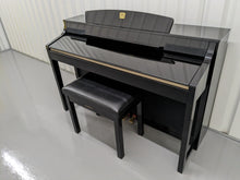Load image into Gallery viewer, YAMAHA CLAVINOVA CLP-380PE DIGITAL PIANO + STOOL GLOSSY BLACK stock nr 23078
