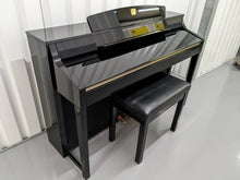 Load image into Gallery viewer, YAMAHA CLAVINOVA CLP-380PE DIGITAL PIANO + STOOL GLOSSY BLACK stock nr 23078
