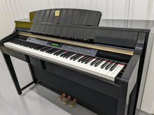 Load image into Gallery viewer, YAMAHA CLAVINOVA CLP-380PE DIGITAL PIANO + STOOL GLOSSY BLACK stock nr 23046
