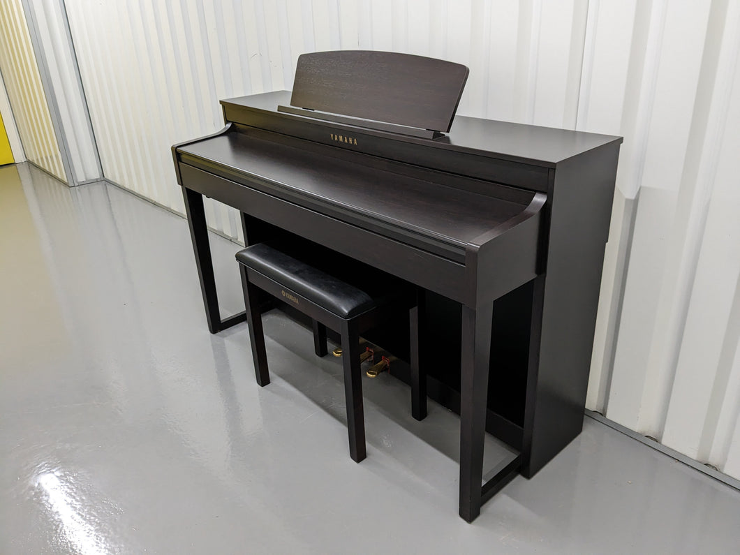 Yamaha Clavinova CLP-440 Digital Piano and stool in dark rosewood stock no 23048