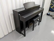 Load image into Gallery viewer, Yamaha Clavinova CLP-440 Digital Piano and stool in dark rosewood stock no 23048

