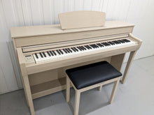 Load image into Gallery viewer, Yamaha Clavinova CLP-735 in white ash with stool and headphones stock nr 23061
