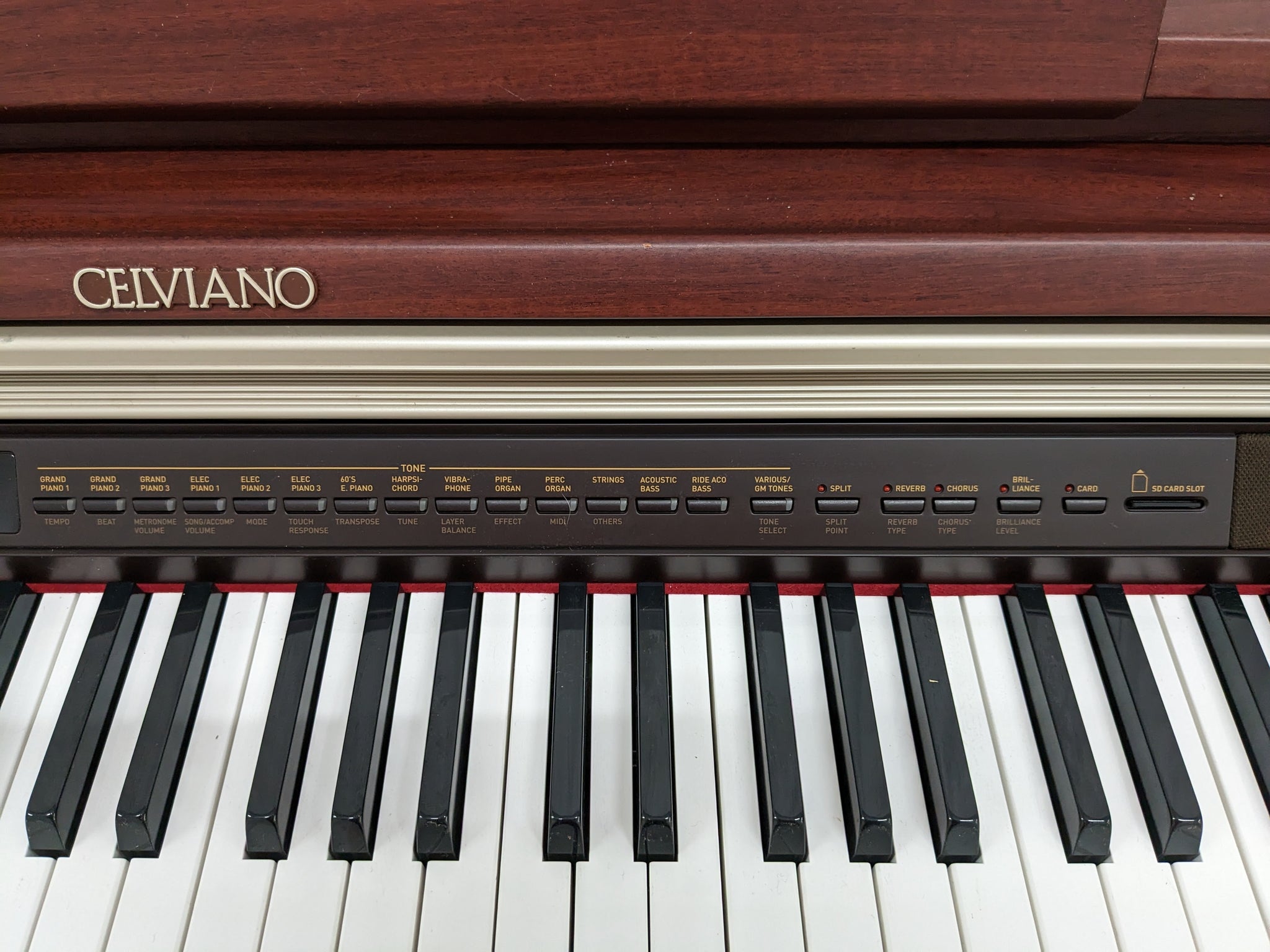 Casio Celviano AP-500 digital piano in mahogany colour stock number 23 –  Sulinda Music