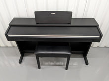 Load image into Gallery viewer, Yamaha Arius YDP-142 Digital Piano and stool in satin black Stock number 23057
