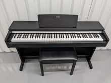Load image into Gallery viewer, Yamaha Arius YDP-142 Digital Piano and stool in satin black Stock number 23057
