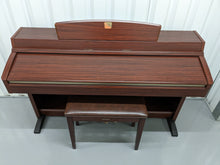 Load image into Gallery viewer, Yamaha Clavinova CLP-240 digital piano and stool in mahogany colour stock number 23084
