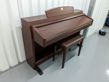 Load image into Gallery viewer, Yamaha Clavinova CLP-240 digital piano and stool in mahogany colour stock number 23084
