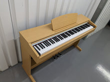 Load image into Gallery viewer, Yamaha Arius YDP-140 digital piano and stool in light oak / cherry wood finish stock number 23106
