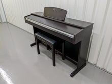 Load image into Gallery viewer, Yamaha Arius YDP-141 digital piano and stool in dark rosewood stock # 23111

