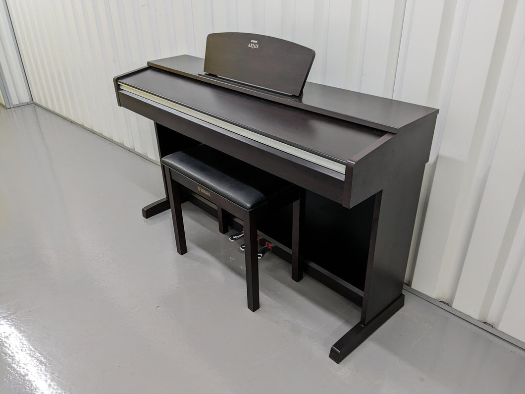 Yamaha Arius YDP-141 digital piano and stool in dark rosewood stock # 23111