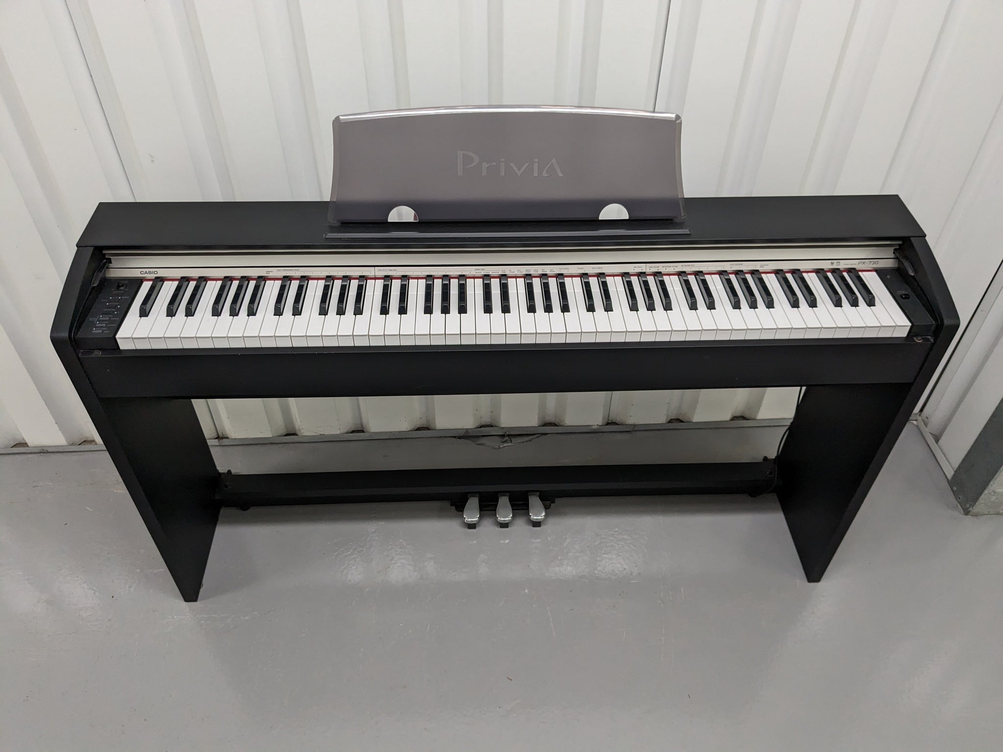 Casio Privia PX-730 Slimline compact Digital Piano in satin black