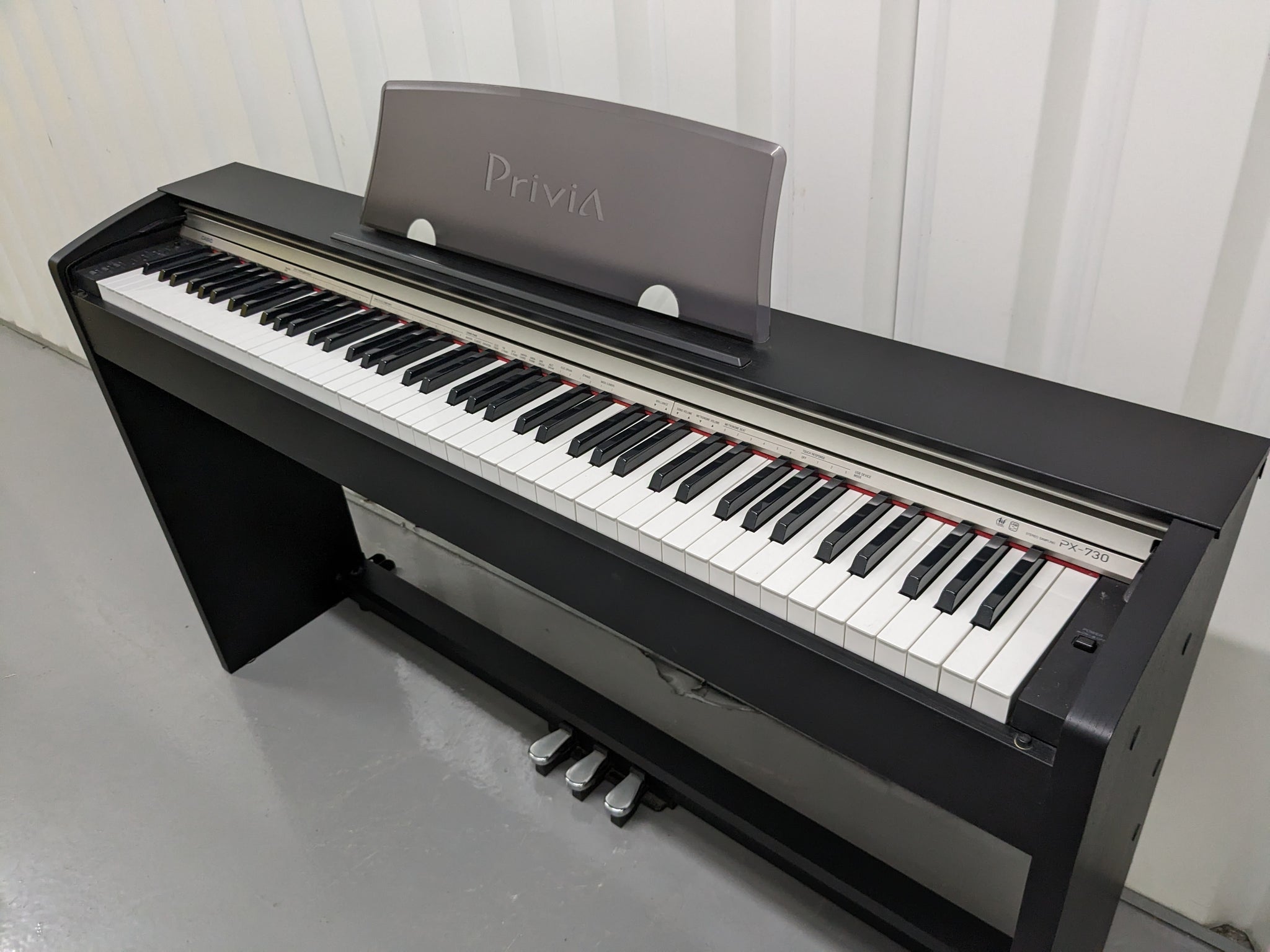 Casio Privia PX-730 Slimline compact Digital Piano in satin black